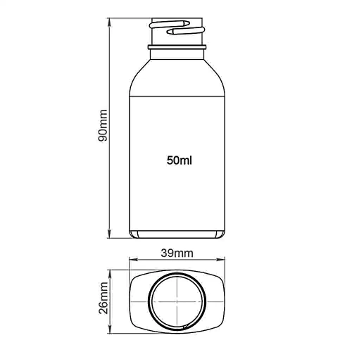 Пляшка ПЕТ БАМБУК 50 П (24/410) фото 3