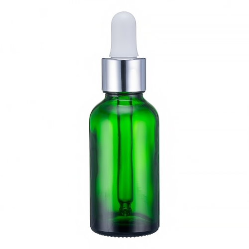 Флаконы стеклянные Зеленого цвета с винтовой горловиной 30 мл, DIN 18 для Л-П (стекольный флакон 30 мл) фото 5