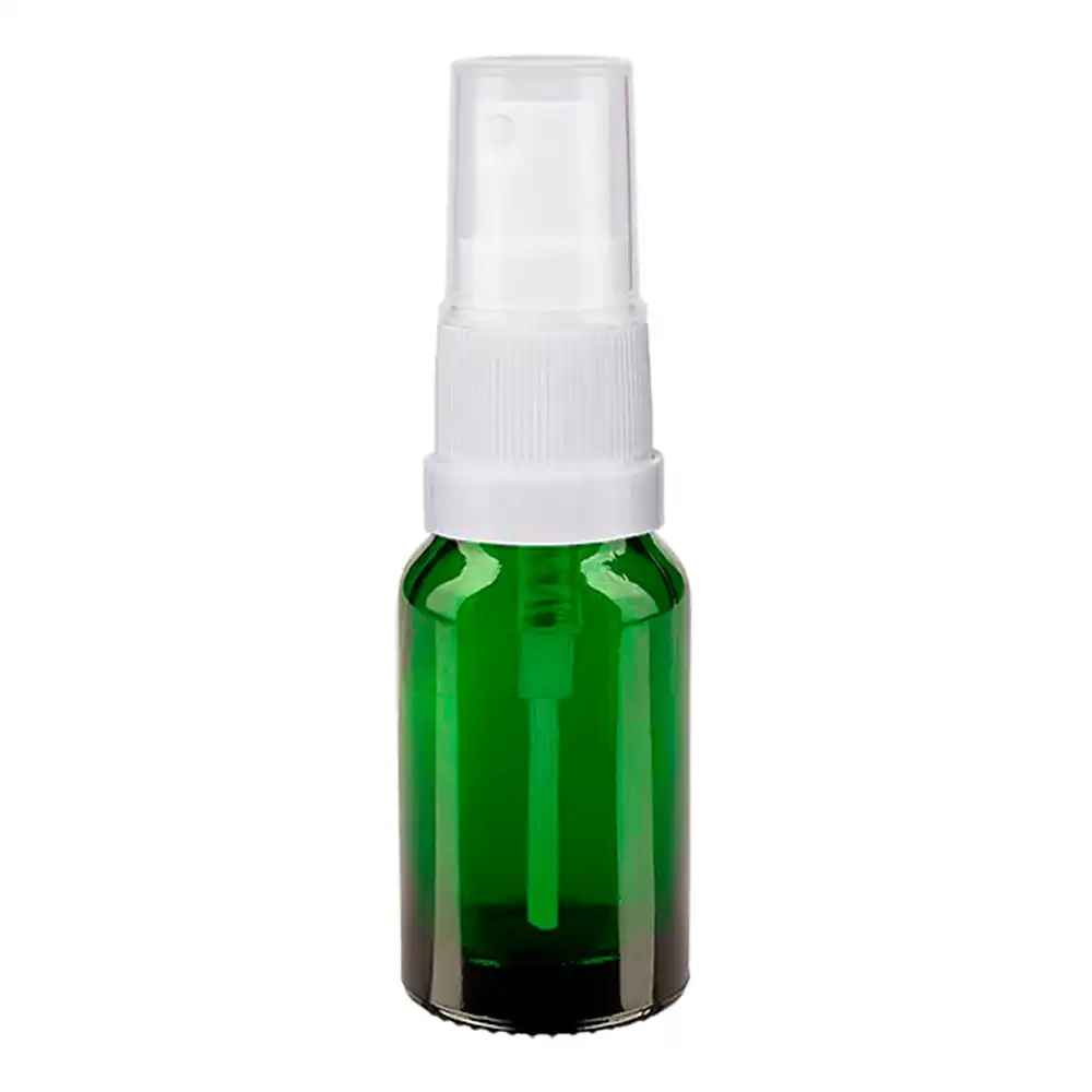 Флакон скляний із гвинтовою горловиною Зеленого кольору DIN18, 10 мл ФК-10Кс ( скляний флакон 10 мл )