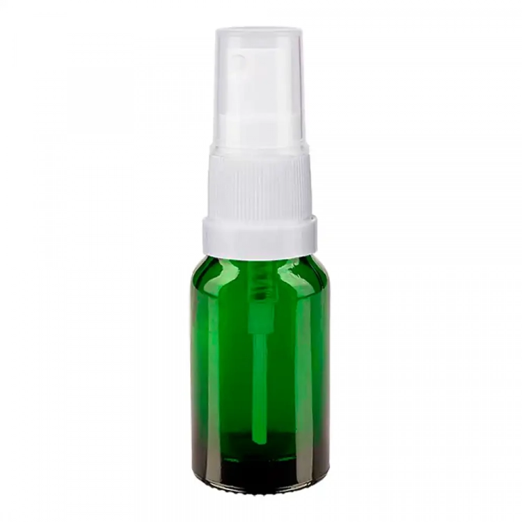 Флакон скляний із гвинтовою горловиною Зеленого кольору DIN18, 10 мл ФК-10Кс ( скляний флакон 10 мл ) фото 2