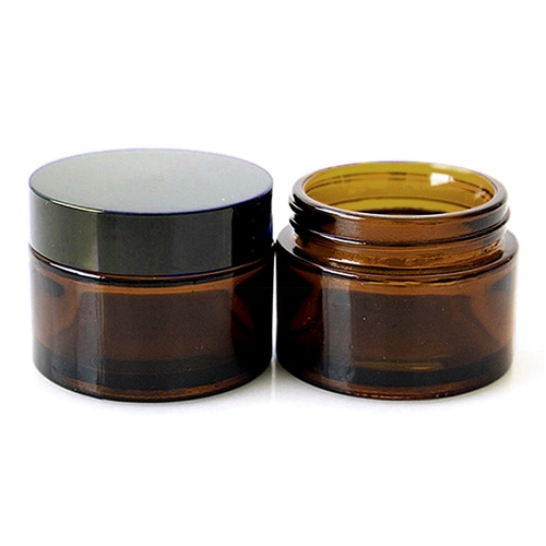 Банка скляна брунатного кольору, 30 мл фото 2