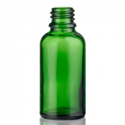 Флакон стеклянный с винтовой горловиной Зелёного цвета DIN 18, 30 мл ФК-30Кз (110 шт. упаковка) фото 1