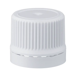 Кришка закупорювально-гвинтова з контролем першого відкриття тип 1.4к біла