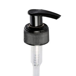 Помпа лосьйонна, модель 301А, 28/410, ребриста, чорний, 225 мм (Дозатор 28/410)