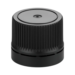 Кришка закупорювально-гвинтова з контролем першого відкриття тип 1.4к чорна