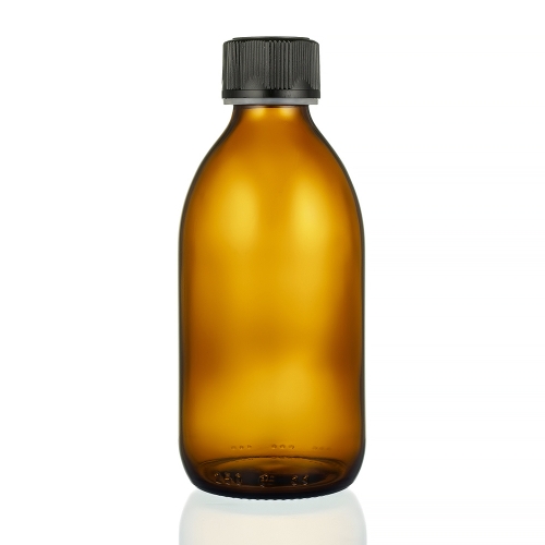 Флакон стеклянный коричневого цвета для сиропов, 250 мл ФС3-250III фото 3