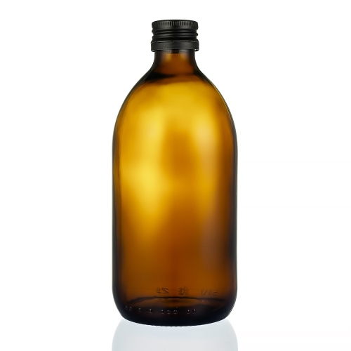 Флакон стеклянный коричневого цвета для сиропов, 500 мл ФС3-500III фото 2
