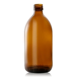 Флакон скляний брунатного кольору для сиропів, 500 мл ФС3-500III