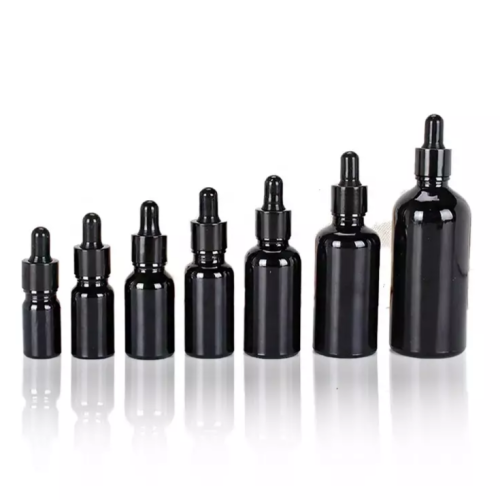 Флаконы стеклянные Черного цвета с винтовой горловиной 50 мл, DIN 18, для Л-П (стеклянный флакон 50 мл) фото 3