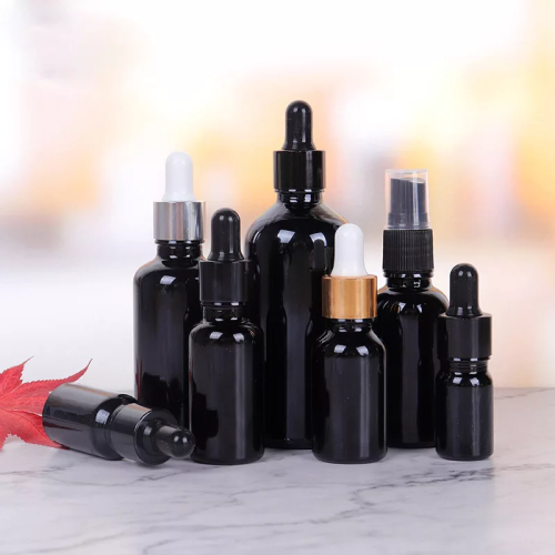 Флаконы стеклянные Черного цвета с винтовой горловиной 50 мл, DIN 18, для Л-П (стеклянный флакон 50 мл) фото 4