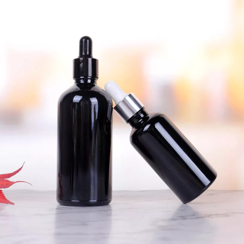Флаконы стеклянные Черного цвета с винтовой горловиной 50 мл, DIN 18, для Л-П (стеклянный флакон 50 мл) фото 5