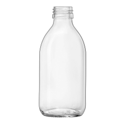 Флакон скляний прозорий для сиропів, 250 мл ФС3-250III ( скляний флакон 250 мл )