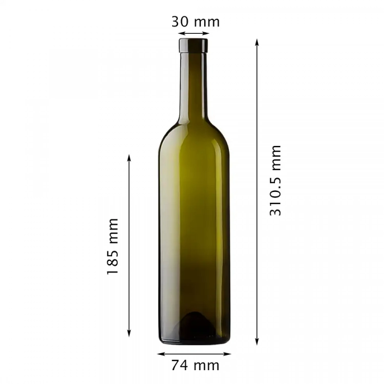 Пляшка Bordolesse 750 ml Кюве фото 2