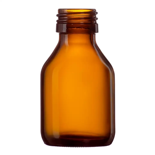 Флакон стеклянный коричневого цвета для сиропов, 80 мл, тип ІІІ, для Л-С H561/84 фото 1